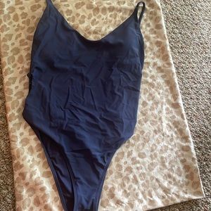 One piece Brazilian style swimsuit